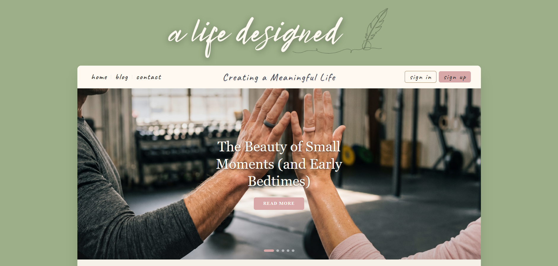A Life Designed platform preview